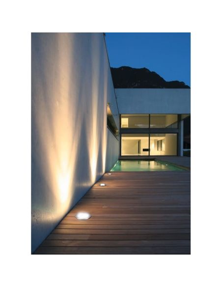 BELAJA Balise ronde à encastrer au sol LED pour jardin/extérieur | LéonLeds