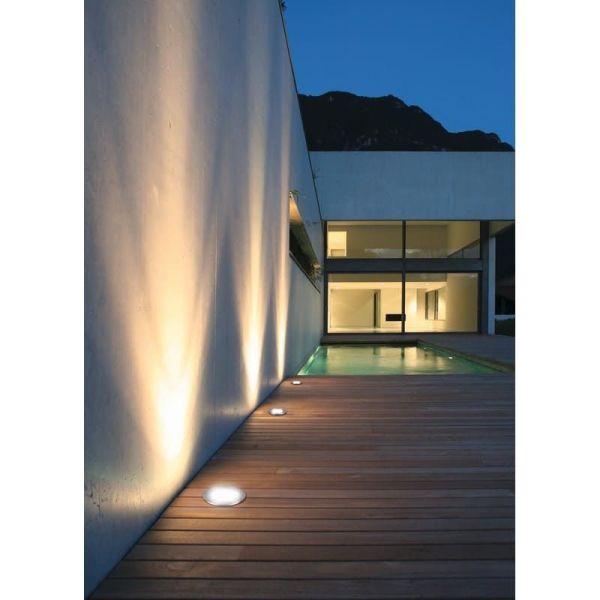 BELAJA LED Recesso Piso Redondo Farol Jardim/Exterior | LeonLeds