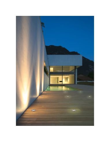 Baliza de Suelo Empotrable Redonda LED BELAJA Exterior y Jardín | LeonLeds