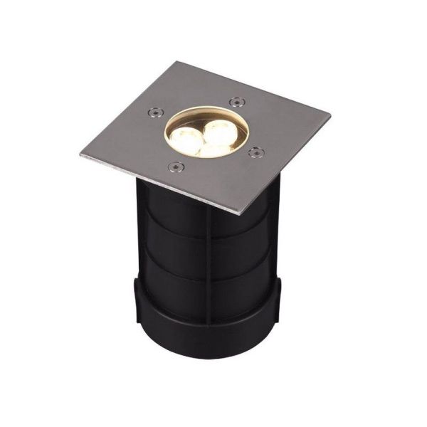 Farol quadrado embutido para exterior LED BELAJA | LeonLeds