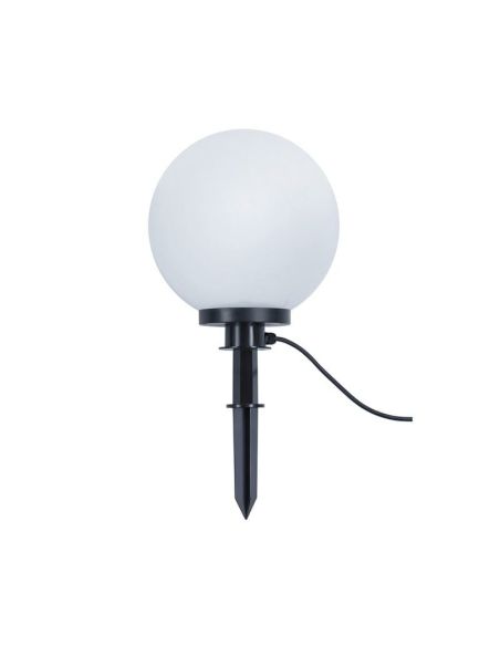 Baliza para exterior Forma de Bola Blanco BOLO Ø30cm IP44 | LeonLeds