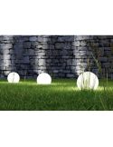 Baliza para exterior Forma de Bola Blanco BOLO Ø40cm IP44 | LeonLeds