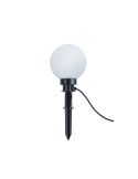 Baliza exterior BOLO Forma de Bola Blanco Ø20cm IP44 | LeonLeds