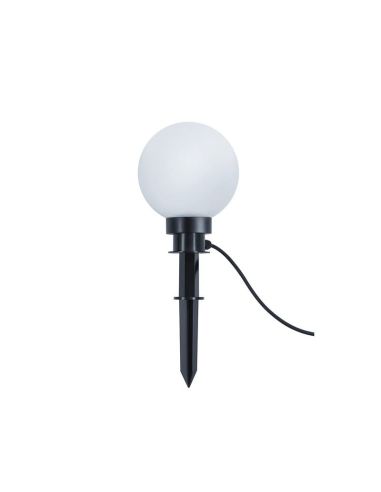 Baliza exterior BOLO Forma de Bola Blanco Ø20cm IP44 | LeonLeds