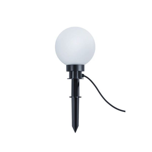 Baliza exterior BOLO Forma de Bola Blanco Ø20cm IP44 | LeonLeds