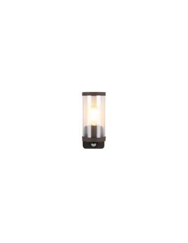 Aplique de pared Exterior BONITO Sensor Movimiento IP44 Óxido | LeonLeds