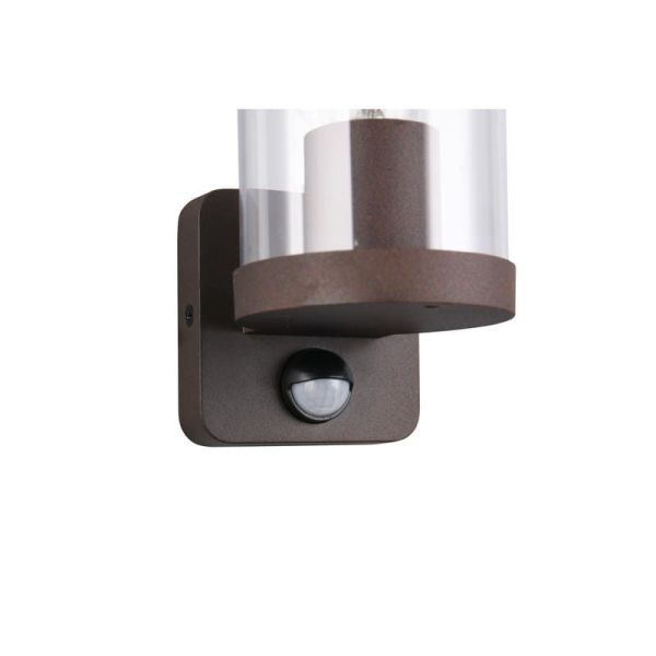 Aplique de pared Exterior BONITO Sensor Movimiento IP44 Óxido | LeonLeds