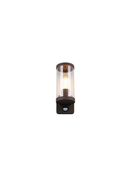 Aplique de pared Exterior BONITO Sensor Movimiento IP44 Óxido | LeonLeds