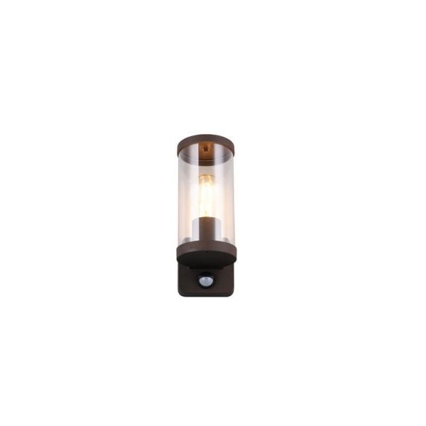 Aplique de pared Exterior BONITO Sensor Movimiento IP44 Óxido | LeonLeds