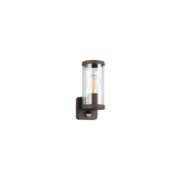 Aplique de pared Exterior BONITO Sensor Movimiento IP44 Óxido | LeonLeds