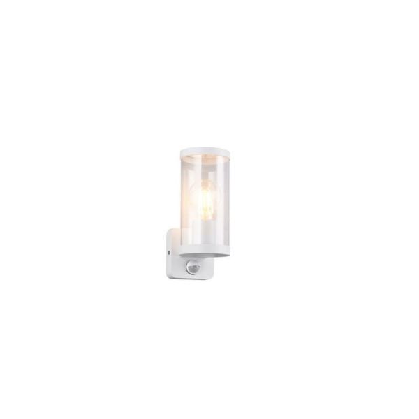 Aplique Exterior Pared BONITO Blanco Detector de Movimiento IP44 | LeonLeds