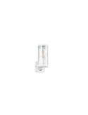 Aplique Exterior Pared BONITO Blanco Detector de Movimiento IP44 | LeonLeds