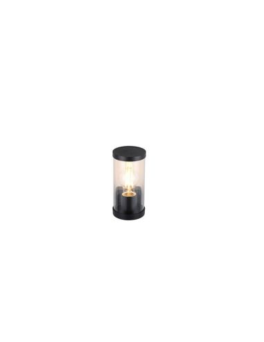 Aplique pared Exterior BONITO Negro Detector de Movimiento Bombilla IP44 | LeonLeds