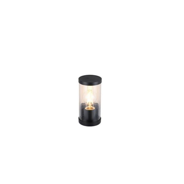 Aplique pared Exterior BONITO Negro Detector de Movimiento Bombilla IP44 | LeonLeds