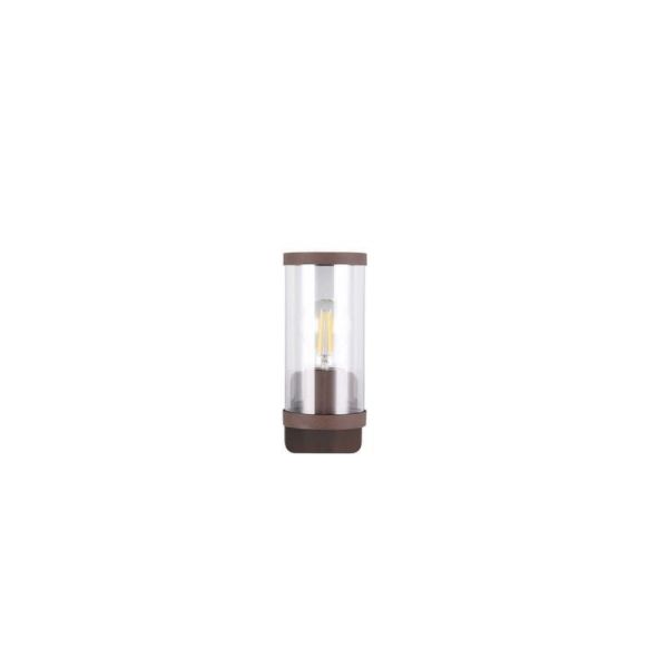 Aplique pared Exterior BONITO Bombilla IP44 Acabado Óxido | LeonLeds