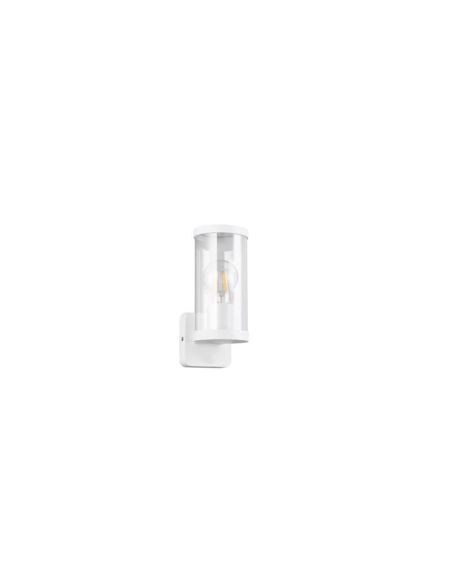 Aplique de parede exterior BONITO branco IP44 | LeonLeds