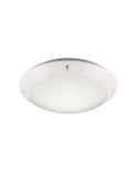 Plafón Exterior CAMARO Color Blanco Ø26cm para Techo o Pared | LeonLeds