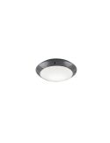 Plafón Exterior CAMARO Color Negro Ø26cm Techo o Pared | LeonLeds