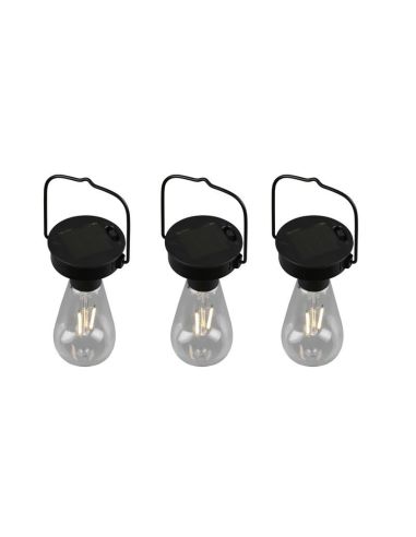 Pack de 3 Lampes Solaires LED CAMPUS Capteur de Mouvement et Batterie Rechargeable | LéonLeds