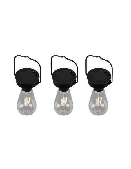 Pack de 3 Lampes Solaires LED CAMPUS Capteur de Mouvement et Batterie Rechargeable | LéonLeds