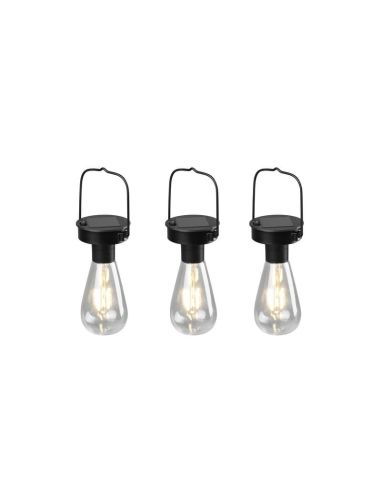 Pack 3 Luces Solares LED CAMPUS Sensor Movimiento y Batería Recargable | LeonLeds