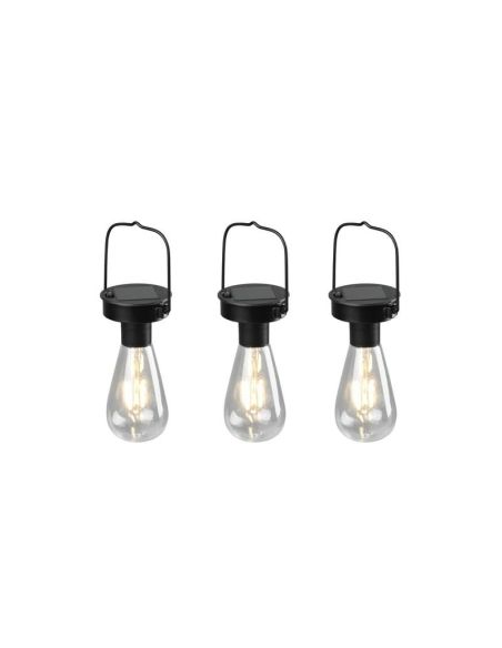 Pack de 3 Lampes Solaires LED CAMPUS Capteur de Mouvement et Batterie Rechargeable | LéonLeds