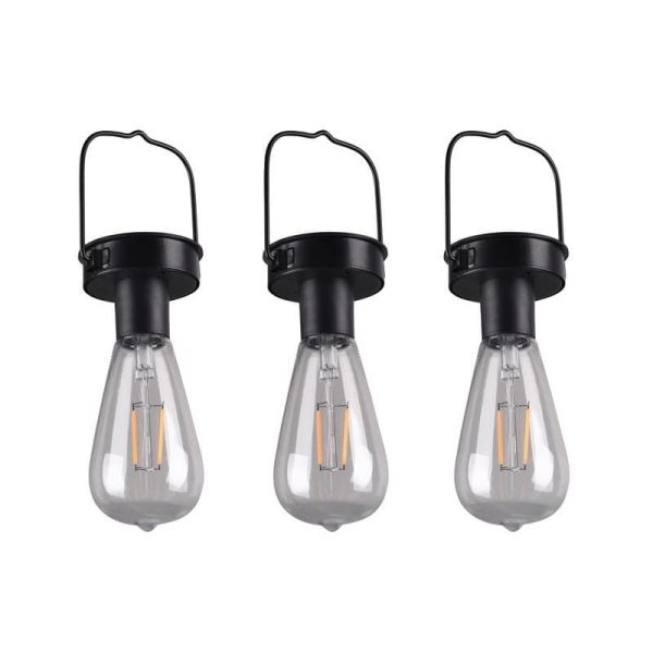 Pack 3 Luces Solares LED CAMPUS Sensor Movimiento y Batería Recargable | LeonLeds