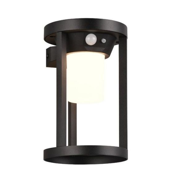 Aplique pared LED Solar CARMO 20cm Sensor Movimiento y Orientación | LeonLeds