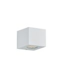 CORDOBA Aplique LED Quadrado Exterior Decorativo e Funcional IP44 Branco | LeonLeds
