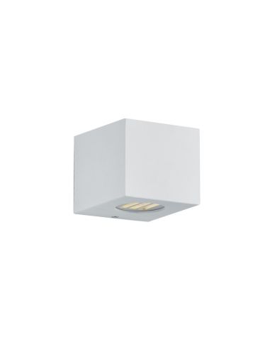 CORDOBA Applique LED Carrée Extérieure Décorative et Fonctionnelle IP44 Blanc | LéonLeds