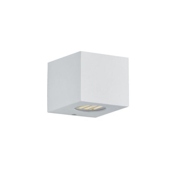 CORDOBA Aplique LED Quadrado Exterior Decorativo e Funcional IP44 Branco | LeonLeds