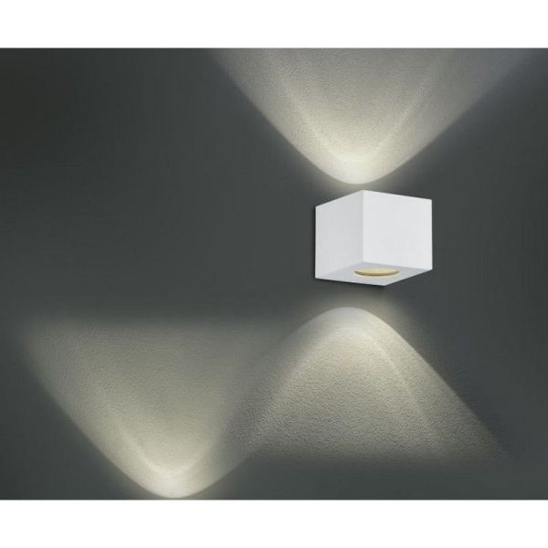 Aplique LED Cuadrado CORDOBA Exterior Decorativo y Funcional Negro | LeonLeds
