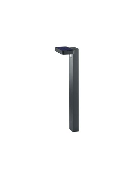 Baliza Solar Exterior LED ESQUEL 4,5W 290lm 3000K IP44 Batería Recargable | LeonLeds