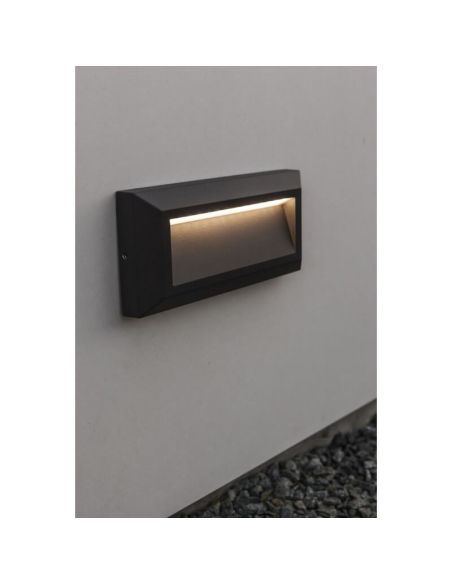 Aplique de pared con downligth empotrable HELENA para exterior