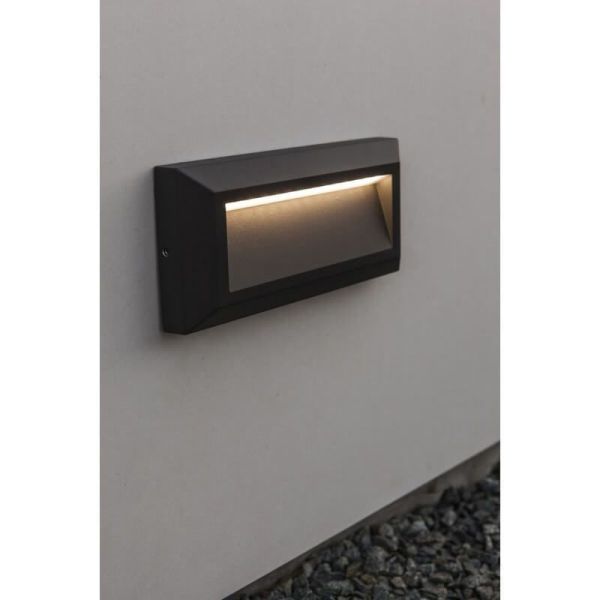 Aplique de pared con downligth empotrable HELENA para exterior