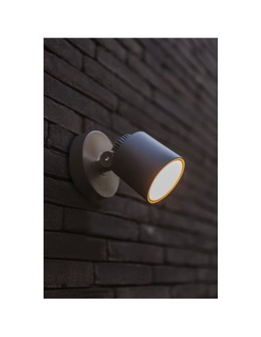 Aplique exterior de pared LED EXPLORER 300K antracita 5,9W IP54