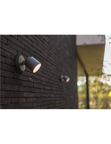 Aplique exterior de pared LED EXPLORER 300K antracita 5,9W IP54