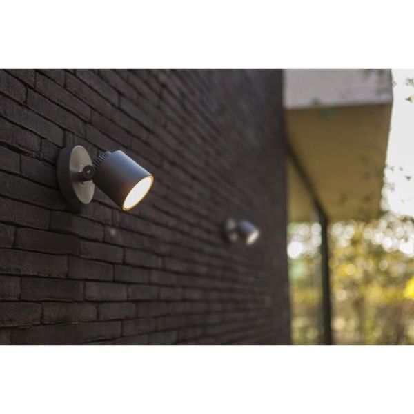 Aplique exterior de pared LED EXPLORER 300K antracita 5,9W IP54
