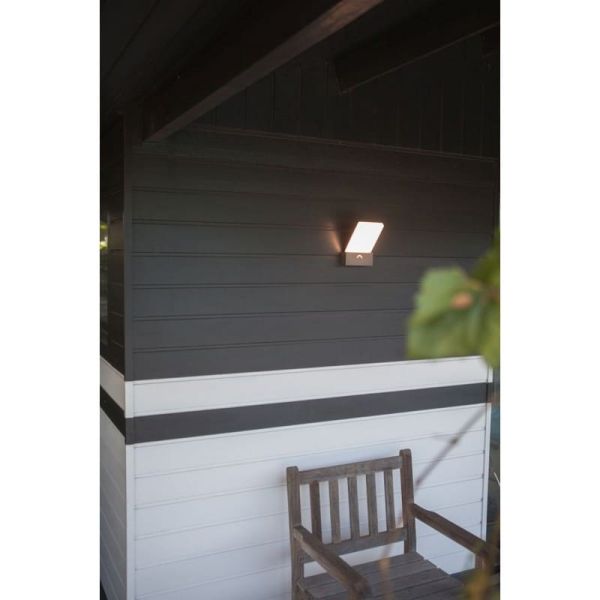 Aplique de exterior LED elegante PANO con interruptor de color ajustable integrado 3000K-5000K