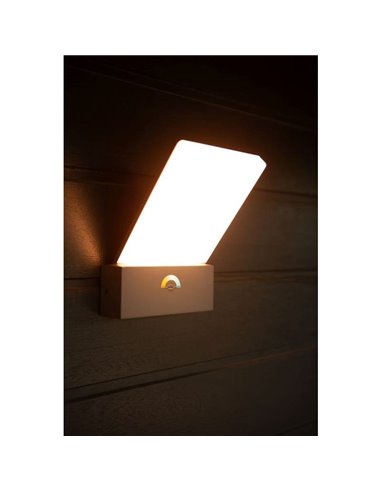 Aplique de exterior LED elegante PANO con interruptor de color ajustable integrado 3000K-5000K