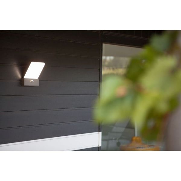 Aplique de exterior LED elegante PANO con interruptor de color ajustable integrado 3000K-5000K