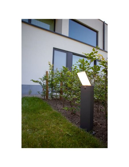 Columna de exterior LED PANO con interruptor de color ajustable integrado 3000K-5000K