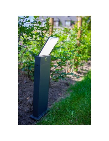Columna de exterior LED PANO con interruptor de color ajustable integrado 3000K-5000K
