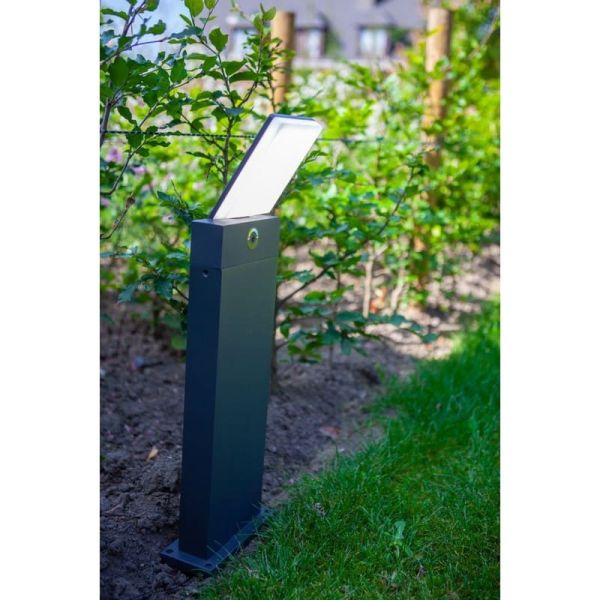 Colonne extérieure LED PANO avec interrupteur de couleur réglable intégré 3000K-5000K