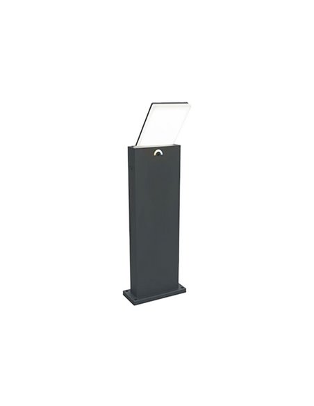 Columna de exterior LED PANO con interruptor de color ajustable integrado 3000K-5000K