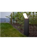 Columna de exterior LED PANO con interruptor de color ajustable integrado 3000K-5000K