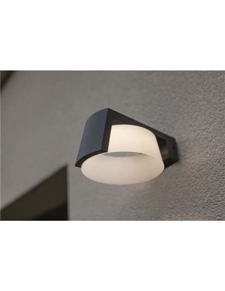 Aplique LED de pared Exterior MOON redondo con potente haz de luz 1500Lm