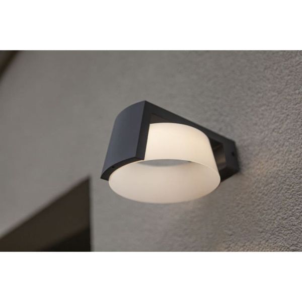 Aplique LED de pared Exterior MOON redondo con potente haz de luz 1500Lm