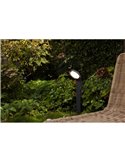 Baliza LED de exterior redondo POLO 15W 3000K en antracita 1540Lm 15W 3000K