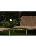 Baliza LED de exterior redondo POLO 15W 3000K en antracita 1540Lm 15W 3000K